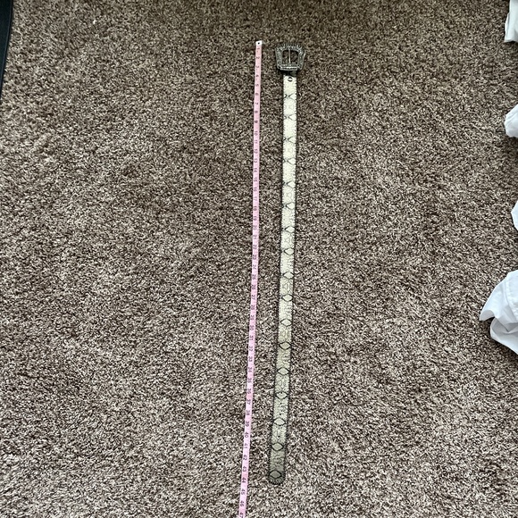 Bronze belt with bling buckle size L new - Picture 4 of 5